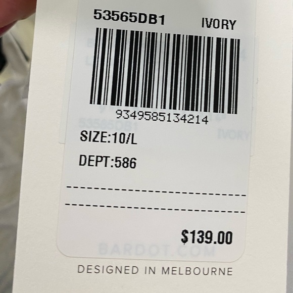 Women’s Bardot White Lace Dress; Size 10; NWT NEVER WORN - Picture 6 of 6